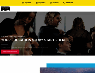 phoenix.paulmitchell.edu screenshot