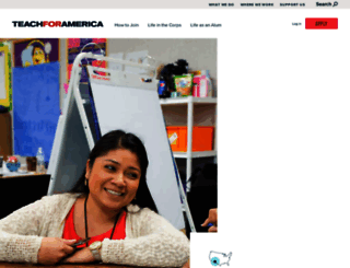 phoenix.teachforamerica.org screenshot