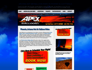 phoenixballoonrides.com screenshot