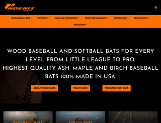 phoenixbats.com screenshot