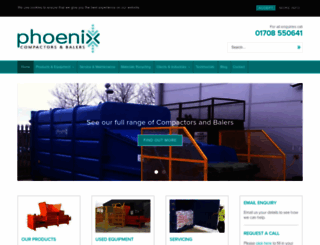 phoenixcompactors.co.uk screenshot