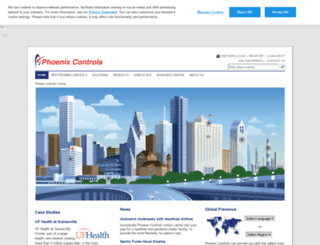 phoenixcontrols.com screenshot