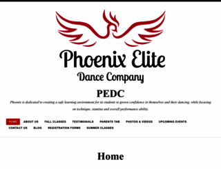 phoenixelitedance.com screenshot