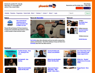 phoenixfm.com screenshot