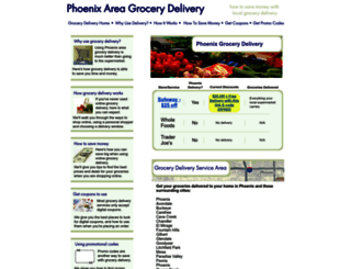 phoenixgrocerydelivery.com screenshot