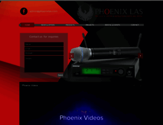 phoenixlas.com screenshot