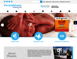 phoenixmedicalsystems.com screenshot