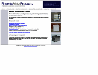 phoenixmetalproducts.com screenshot