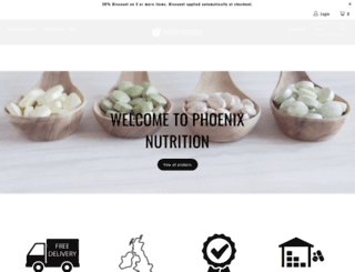 phoenixnutrition.com screenshot
