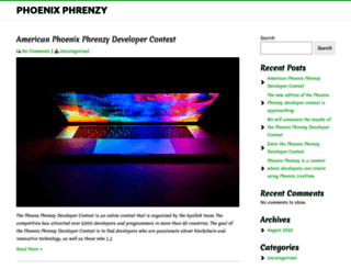 phoenixphrenzy.com screenshot