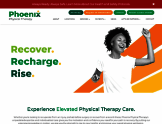 phoenixphysicaltherapy.com screenshot