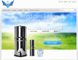 phoenixwaterfilters.com.au screenshot