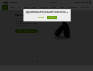 phonak.co.uk screenshot