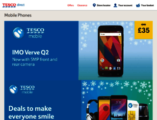 phone-shop.tesco.com screenshot