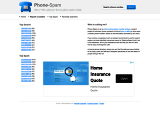 phone-spam.co.uk screenshot