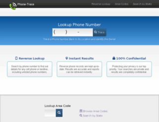 phone-trace.com screenshot