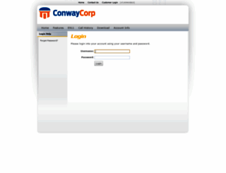 phone.conwaycorp.com screenshot