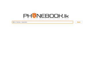 phonebook.lk screenshot
