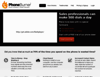 phoneburnerinc.com screenshot