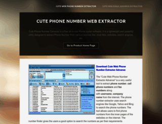 phoneextractor.weebly.com screenshot