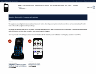 phoneforelderly.co.za screenshot