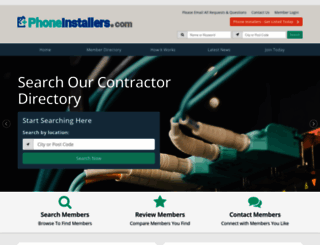 phoneinstallers.com screenshot
