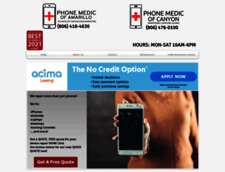 phonemedicofamarillotx.com screenshot