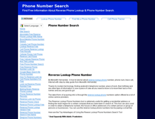 phonenumber-search.biz screenshot