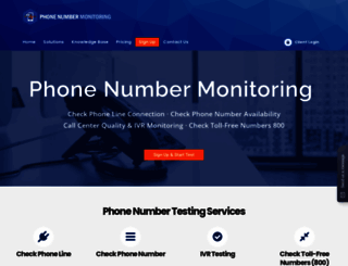 phonenumbermonitoring.com screenshot