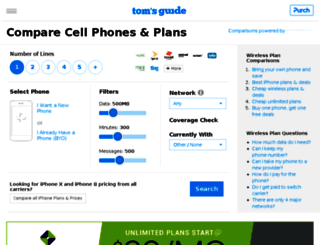 phoneplans.tomsguide.com screenshot