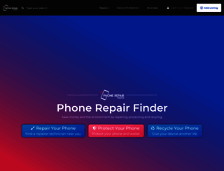 phonerepairfinder.com screenshot