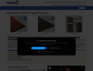 phonestar-hangszigeteles.hu screenshot