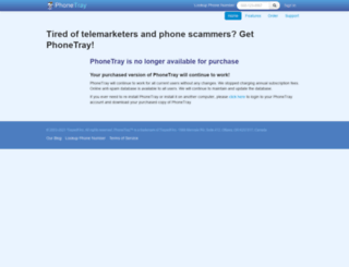 phonetray.com screenshot