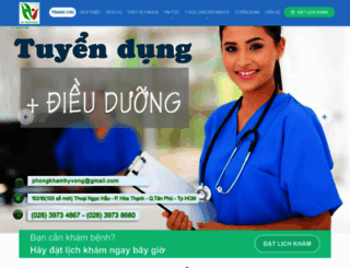 phongkhamhyvong.com screenshot