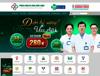 phongkhamnamkhoa.com screenshot