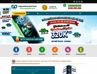 phongkhamthaiha.com screenshot