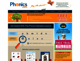 phonics.com screenshot