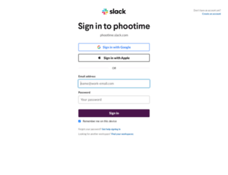 phootime.slack.com screenshot