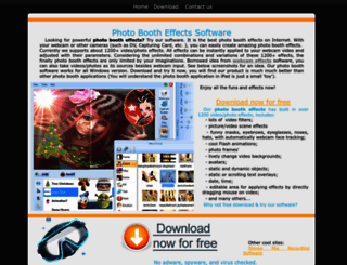 photo-booth-effects.com screenshot