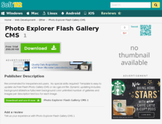 photo-explorer-flash-gallery-cms.soft112.com screenshot