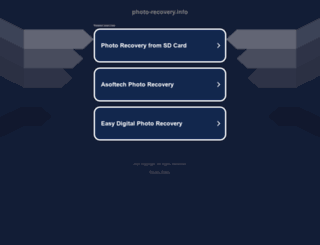 photo-recovery.info screenshot