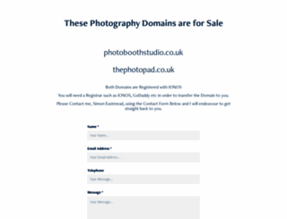 photoboothstudio.co.uk screenshot