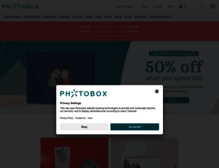 photobox.co.nz screenshot