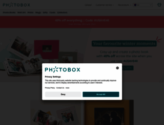 photobox.com.au screenshot