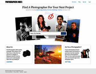 photographersindex.com screenshot