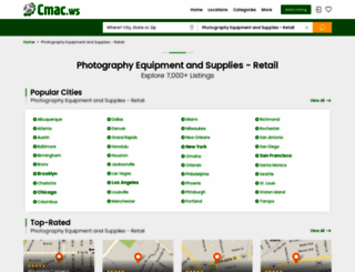 photography-equipment-stores.cmac.ws screenshot