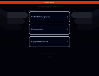 photographyequipment.co.in screenshot