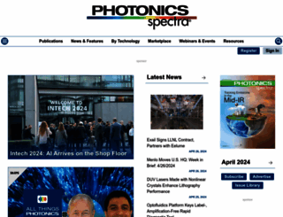photonics.com screenshot