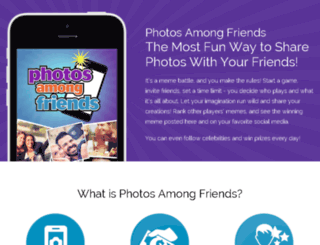 photosamongfriends.com screenshot