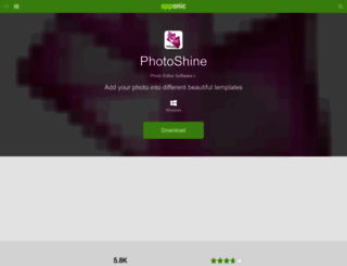 photoshine.apponic.com screenshot